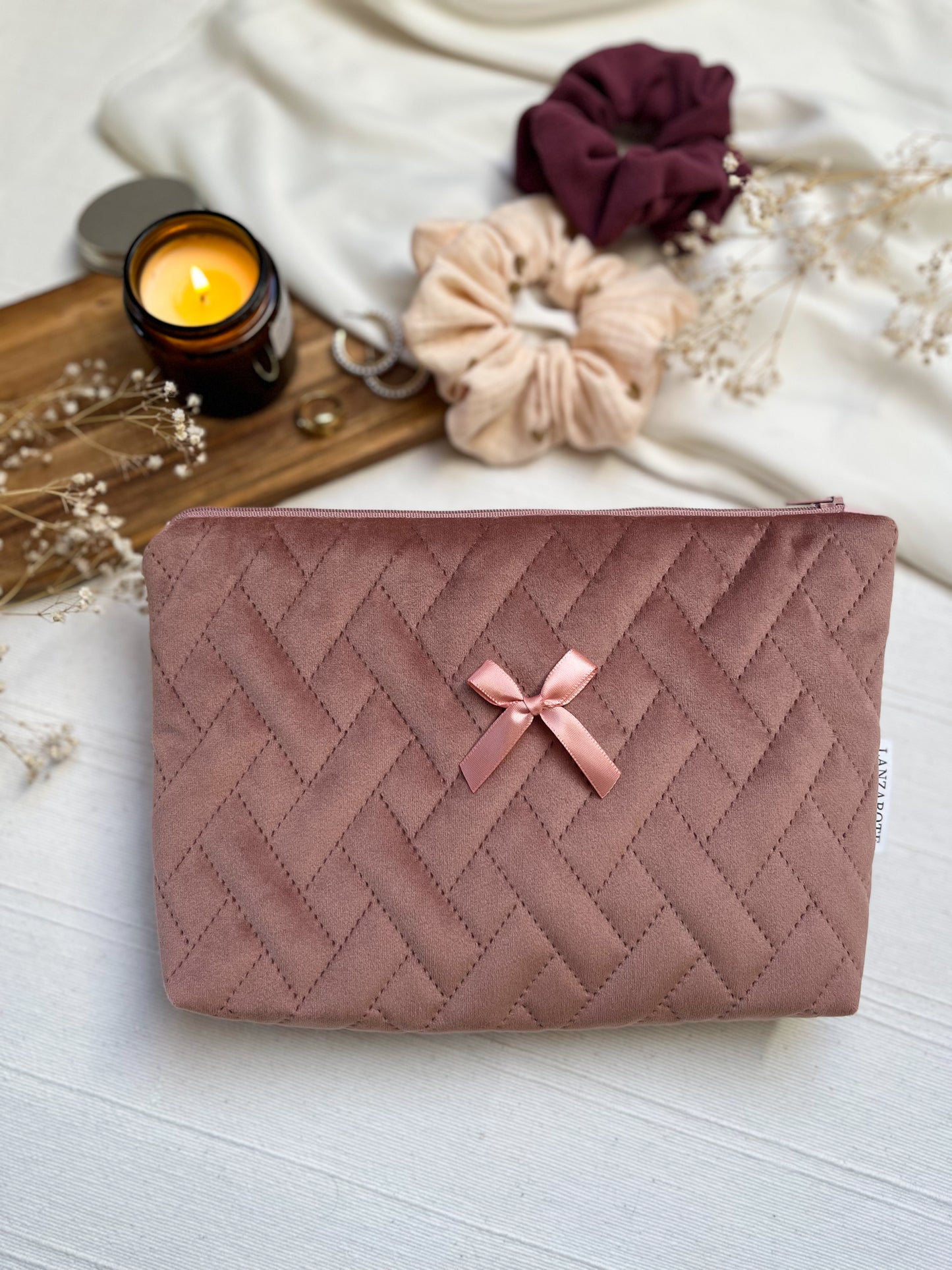Mauve Velvet neszeszer