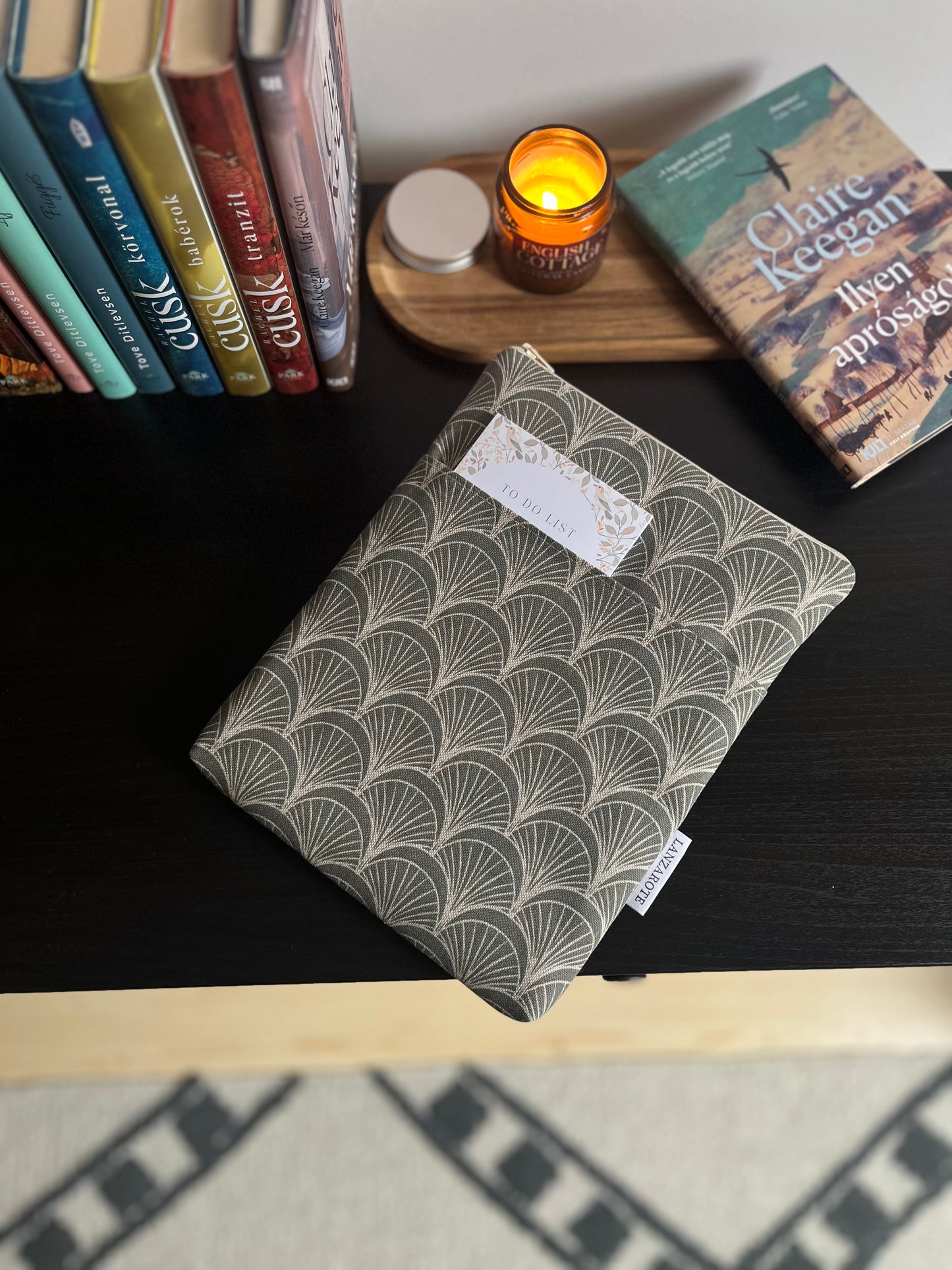 Art Deco zsebes könyvtok