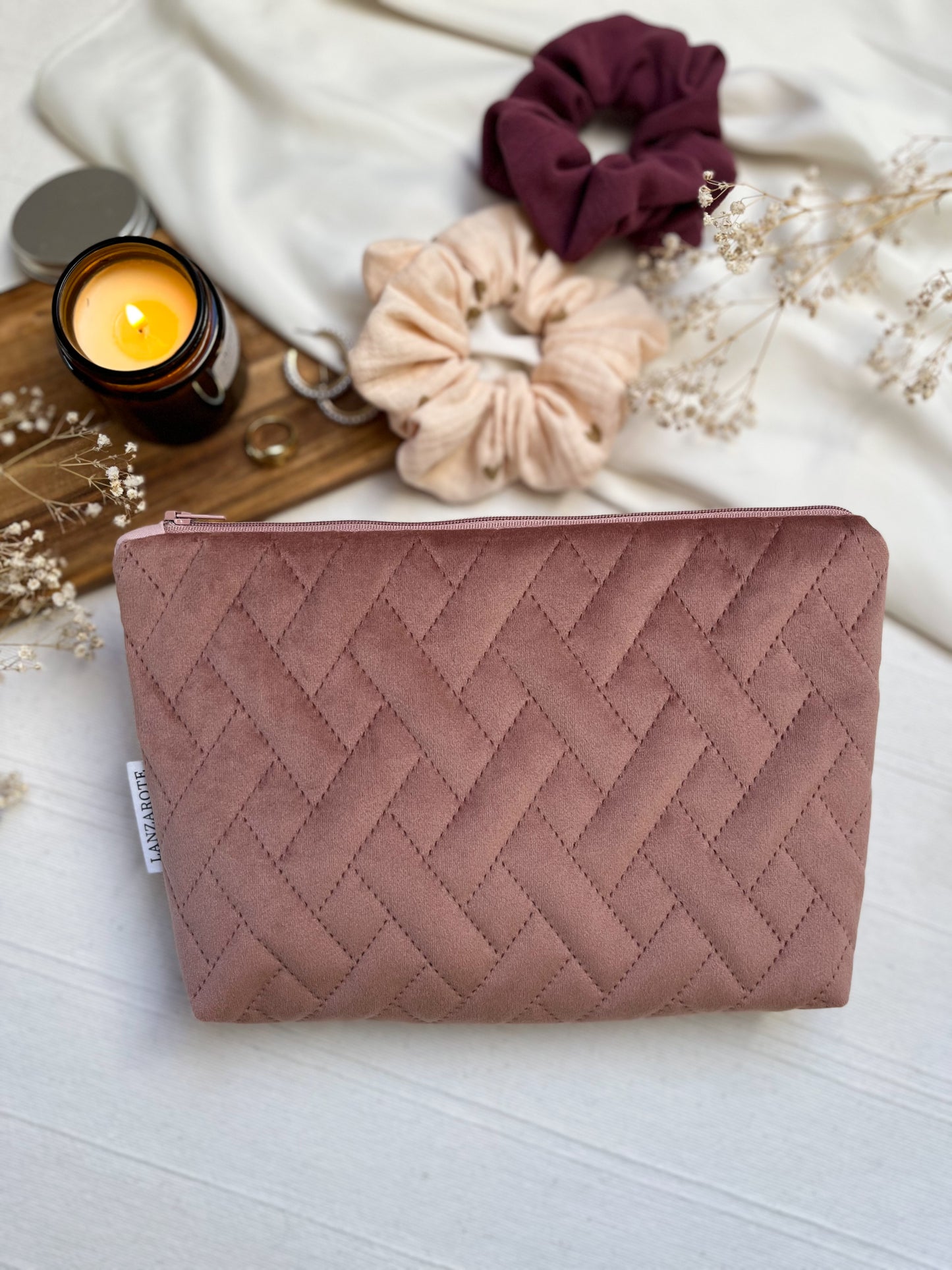 Mauve Velvet neszeszer
