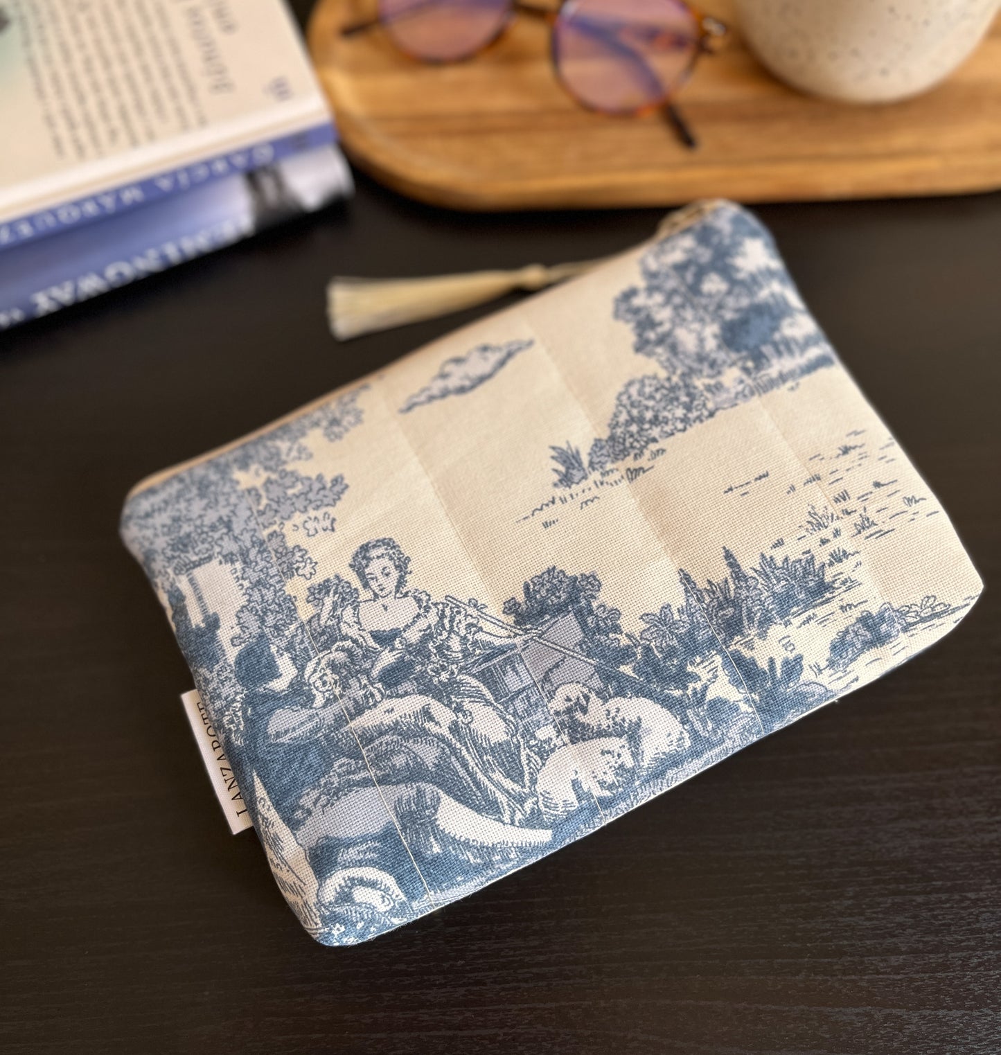 Toile de Jouy Bleu neszeszer • M
