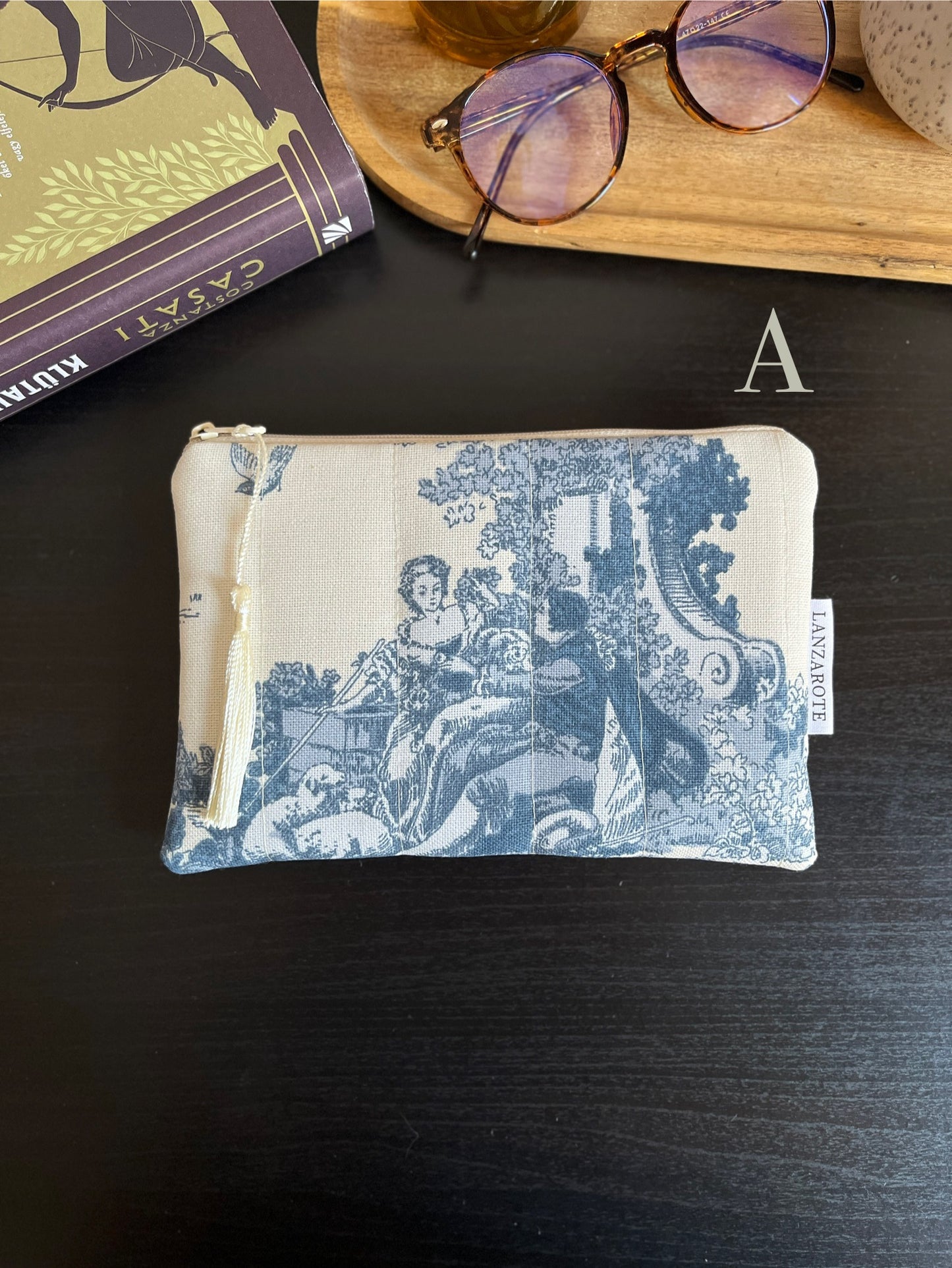 Toile de Jouy Bleu neszeszer • S