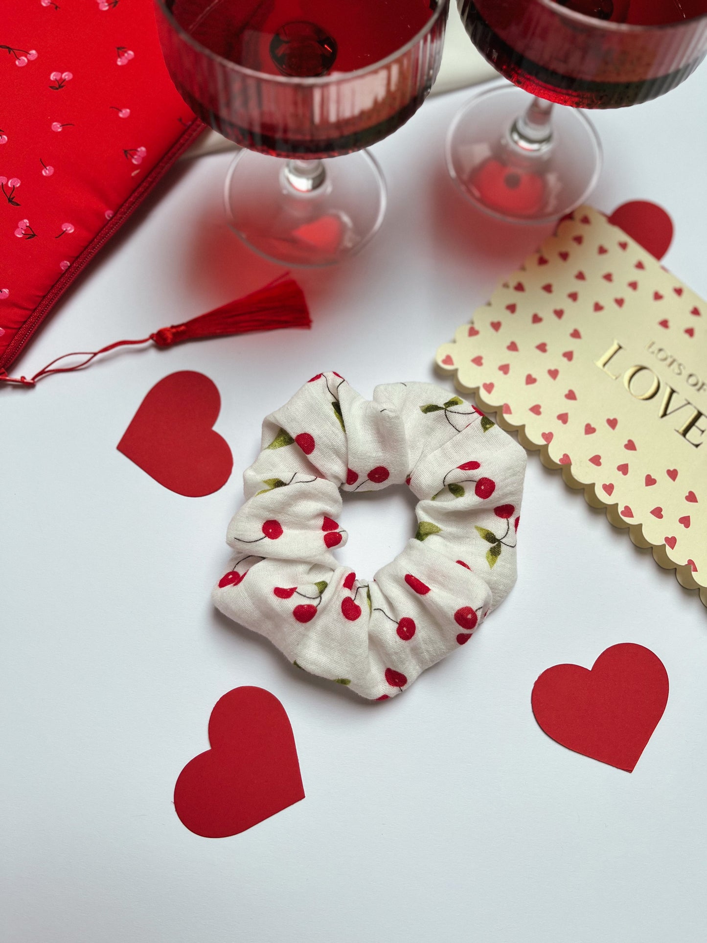 Cherry duplagéz scrunchie ♥ M