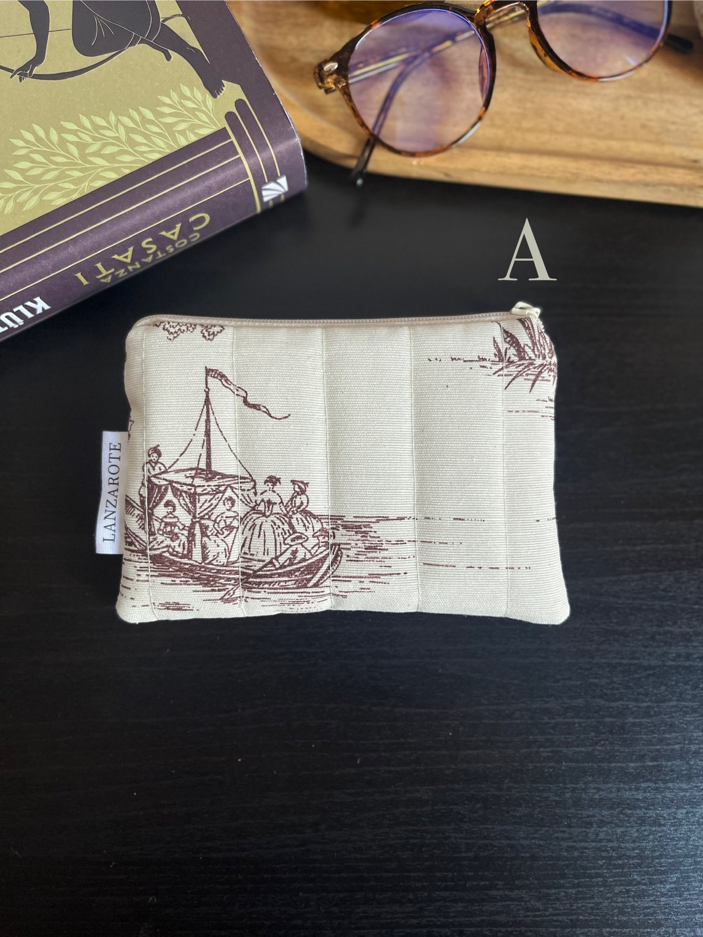 Toile de Jouy mini neszeszer