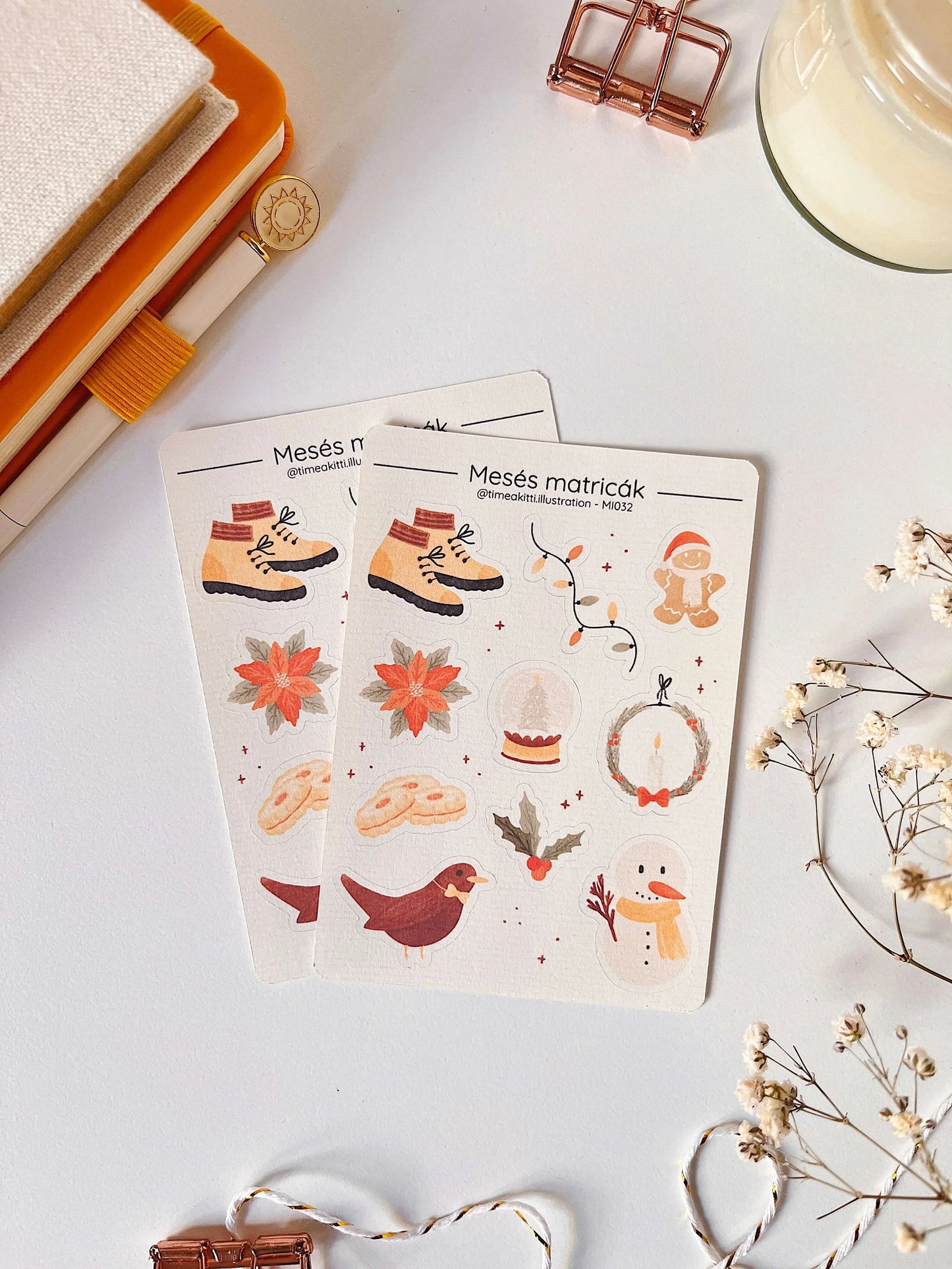 Hóemberes téli mesés matricaív