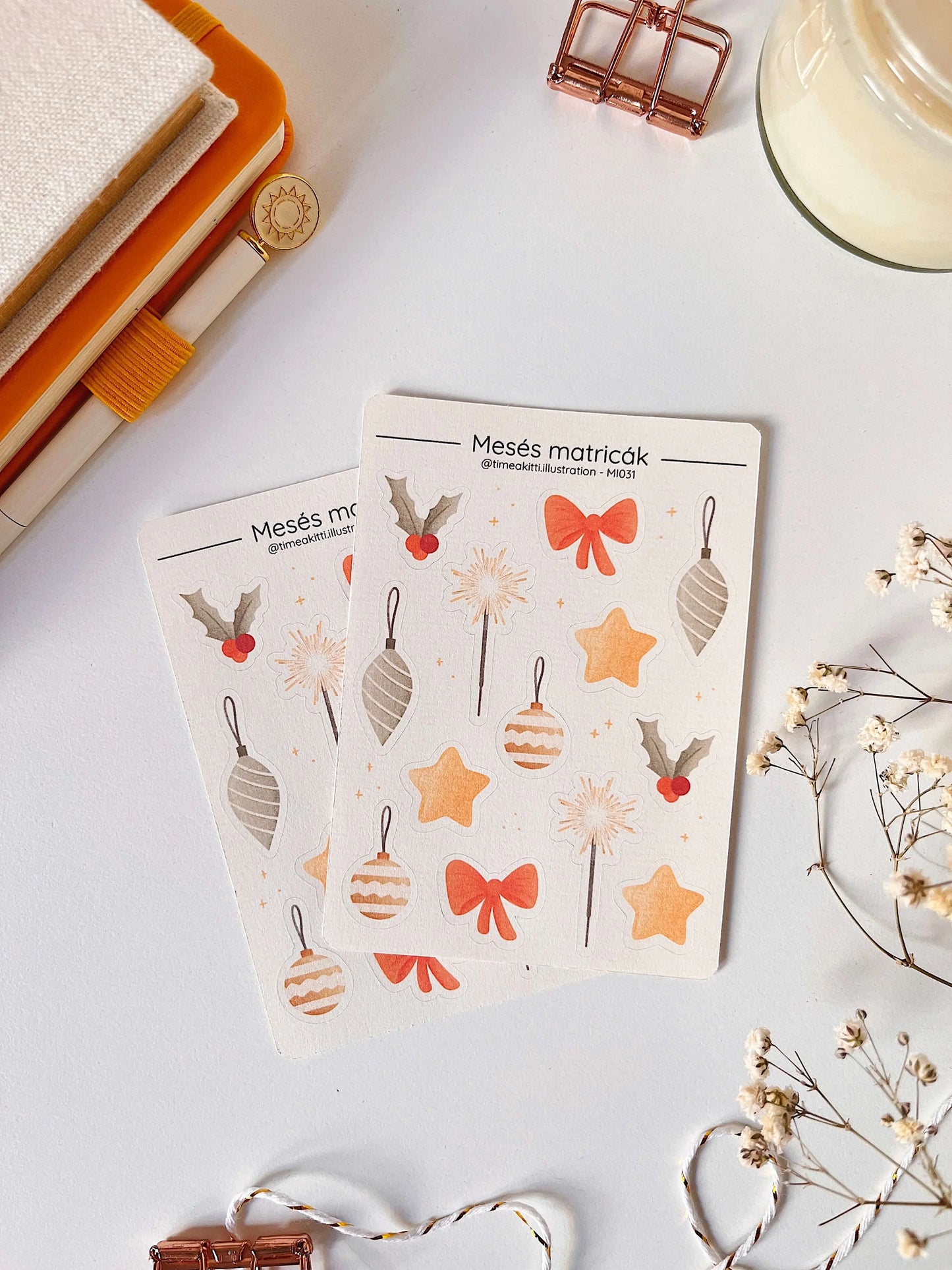 Masnis karácsonyi mesés matricaív