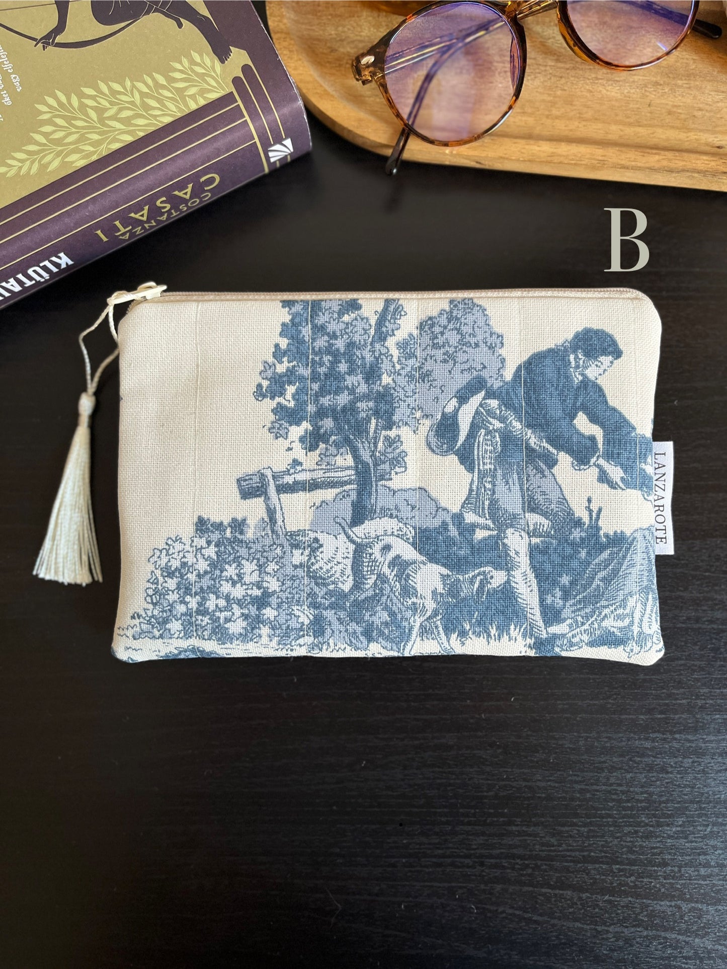 Toile de Jouy Bleu neszeszer • S
