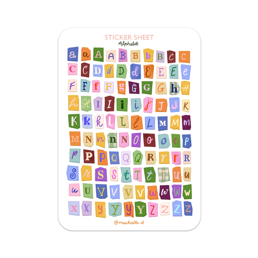 Alphabet 2 matricaív • A5