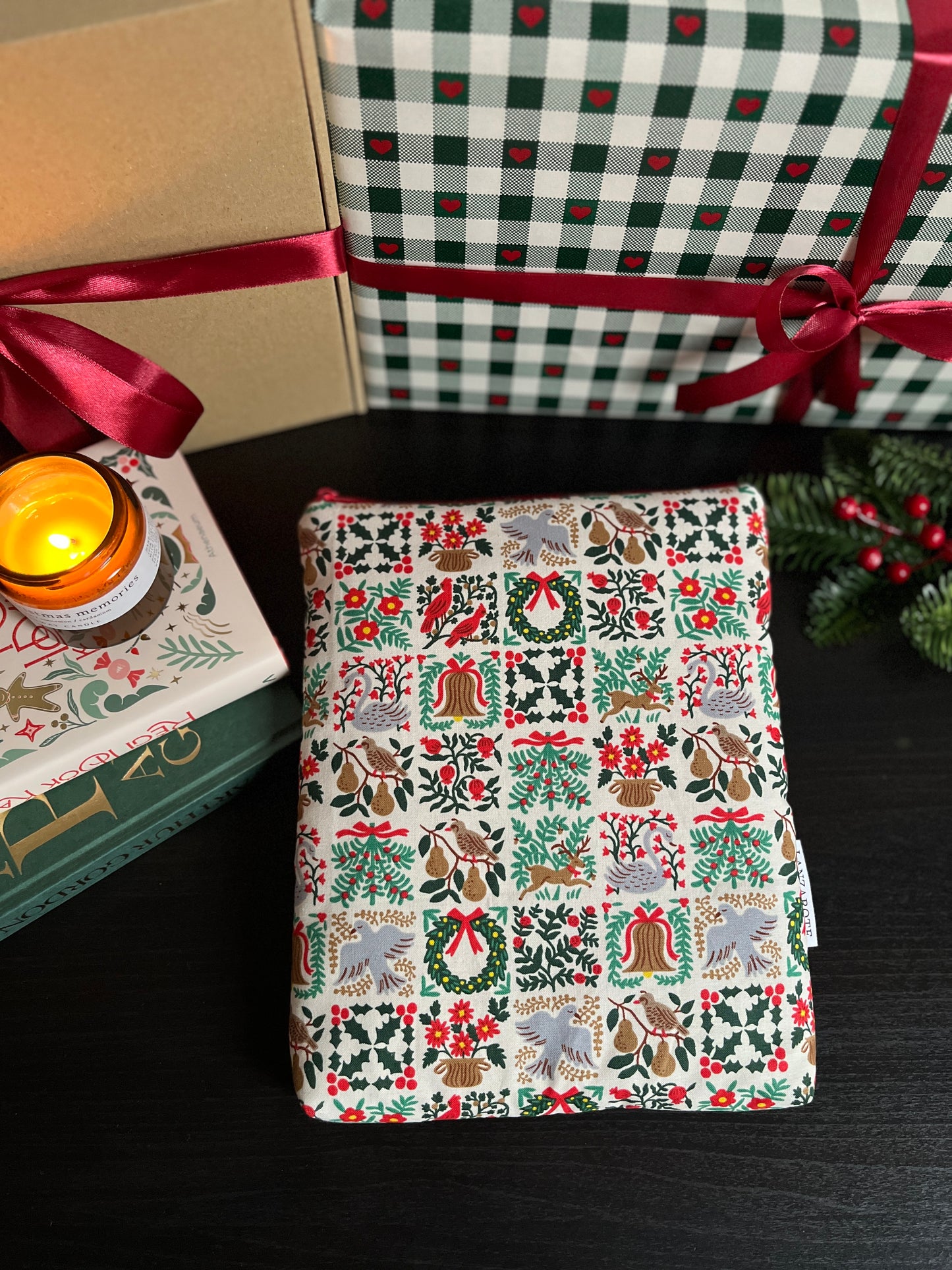 Vintage Christmas könyvtok