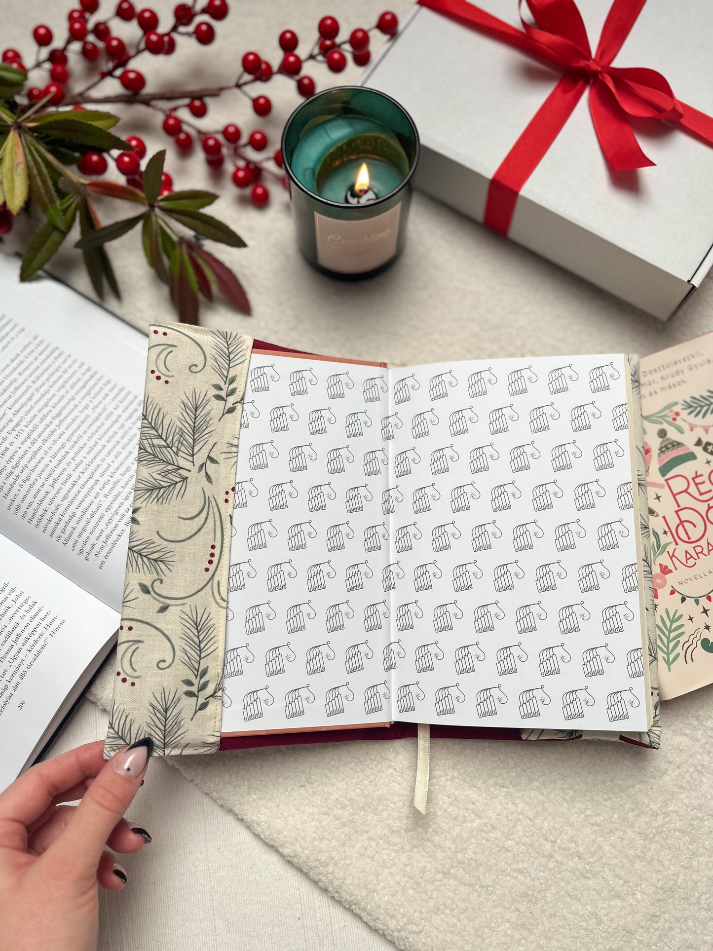 Christmas Holly védőborító • S