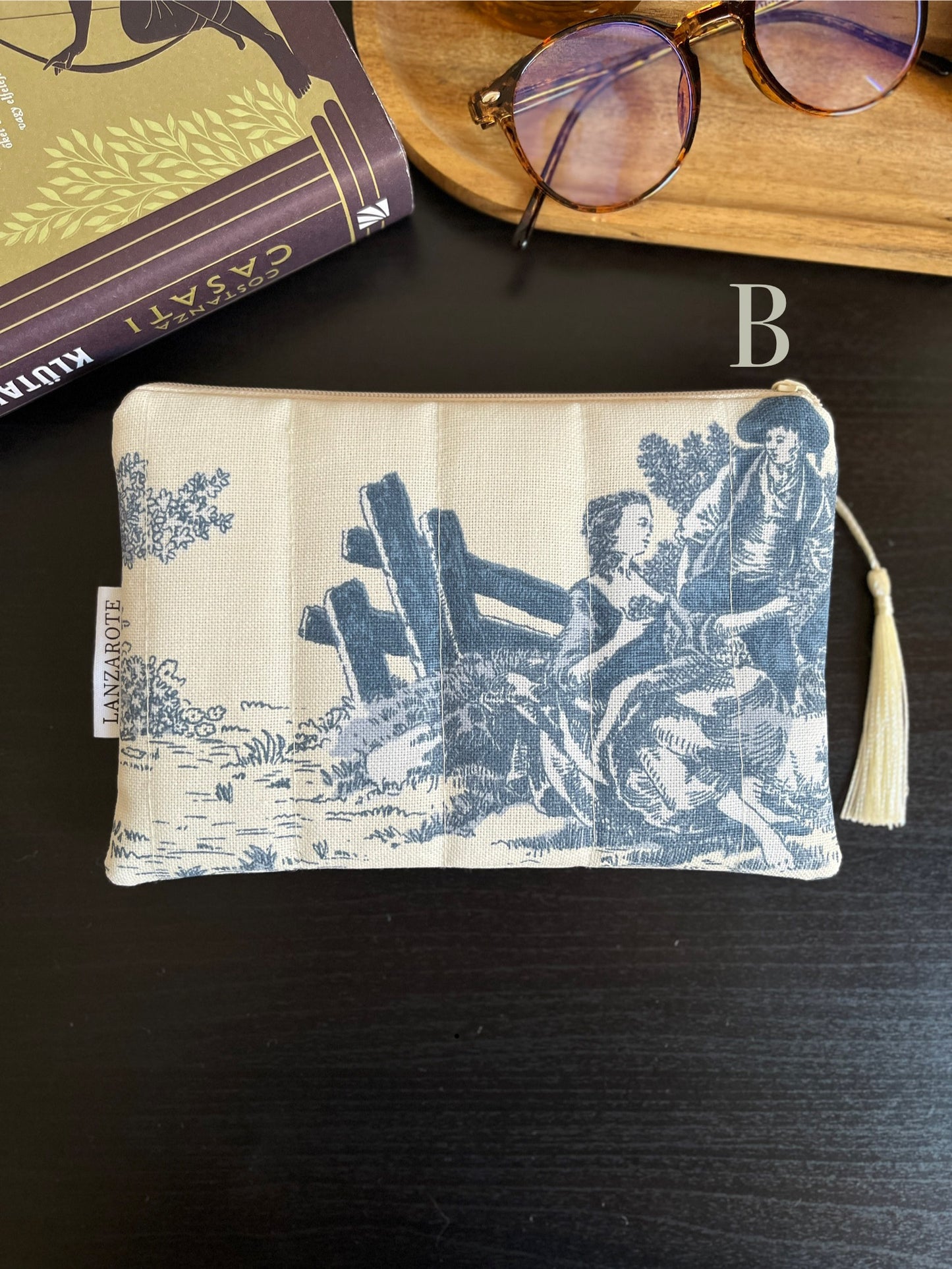 Toile de Jouy Bleu neszeszer • S