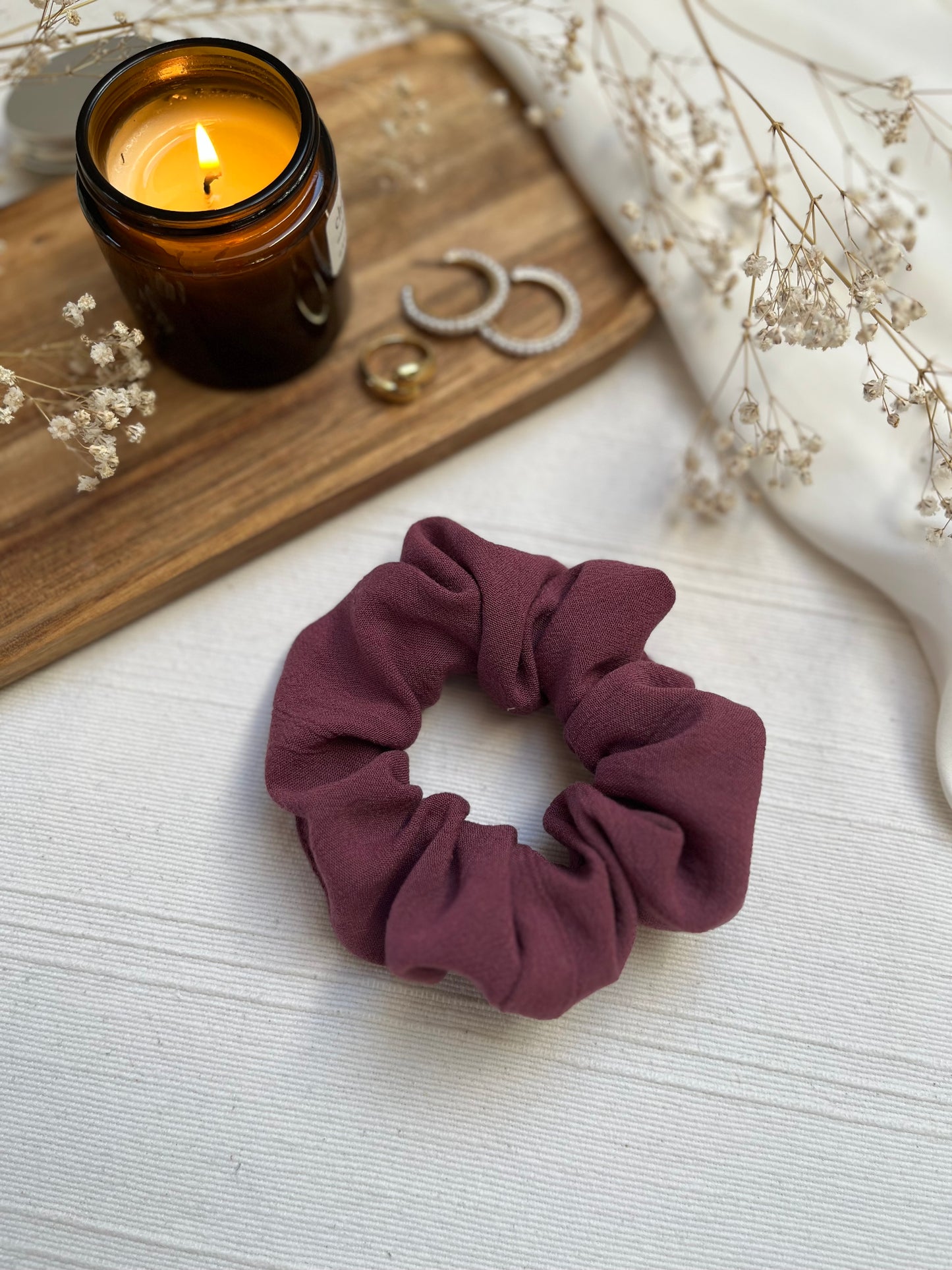 Merlot scrunchie