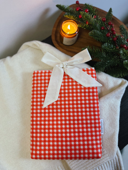 Red Gingham masnis könyvtok