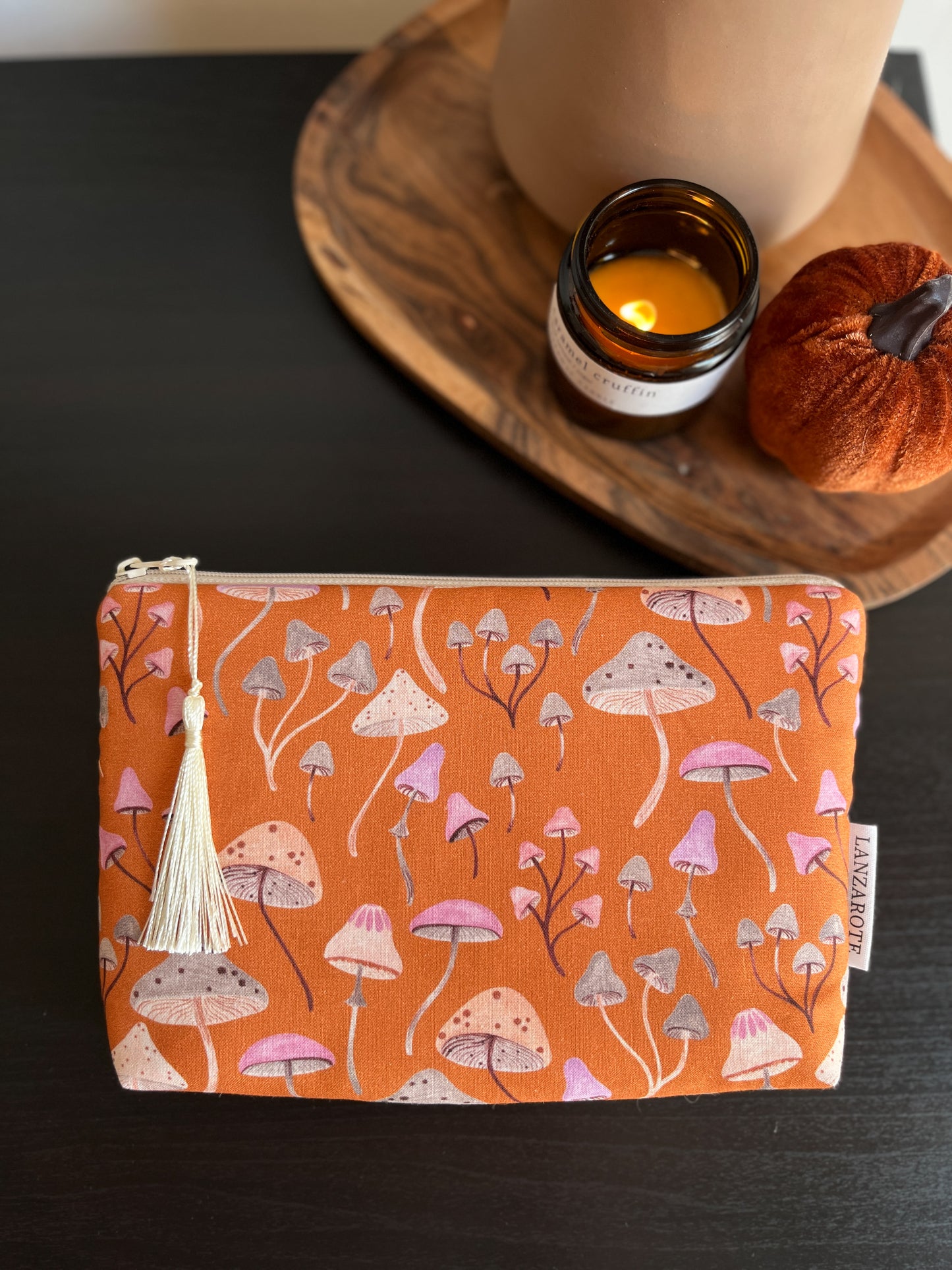 Orange Mushroom neszeszer • M