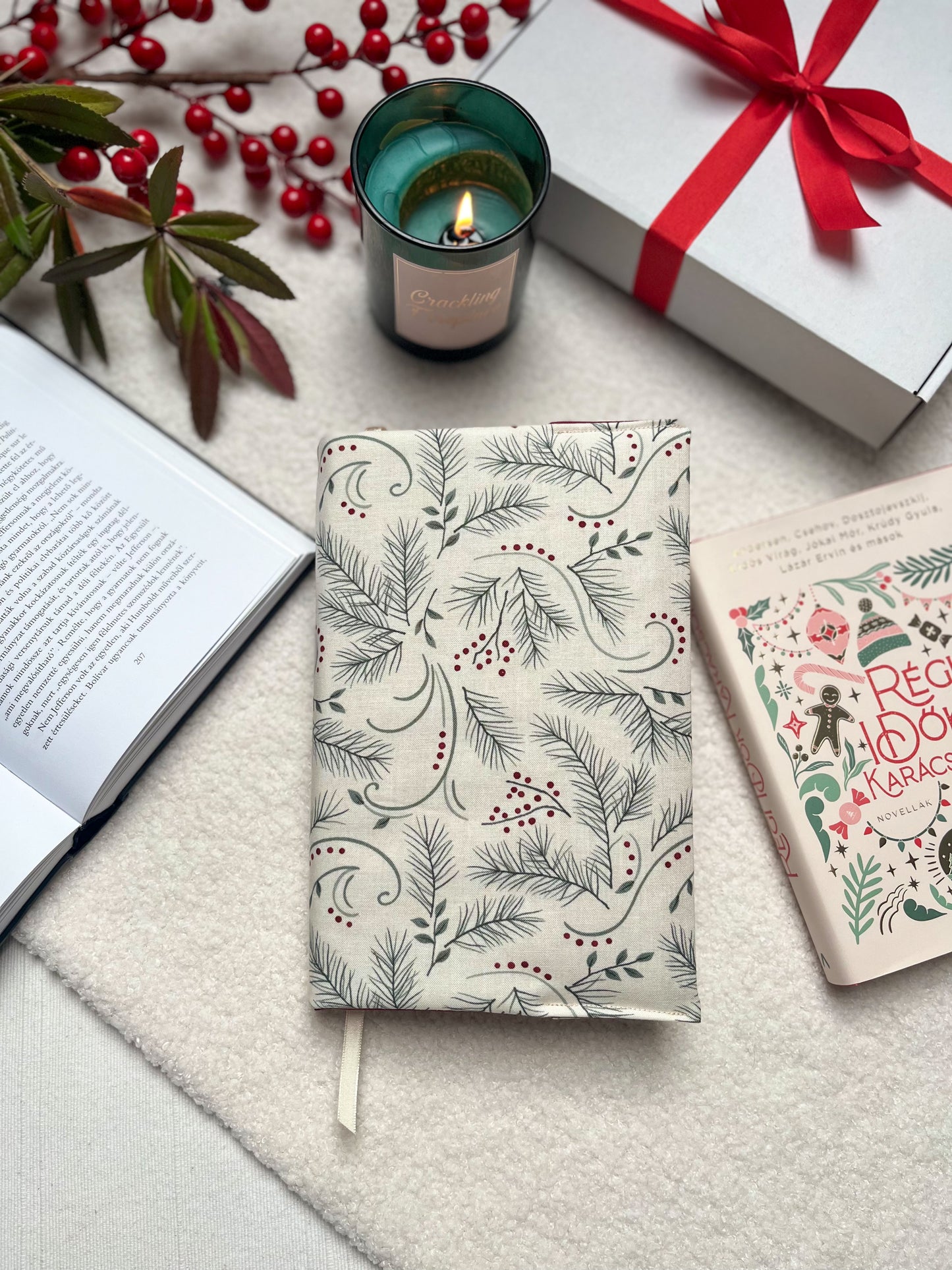 Christmas Holly védőborító • S