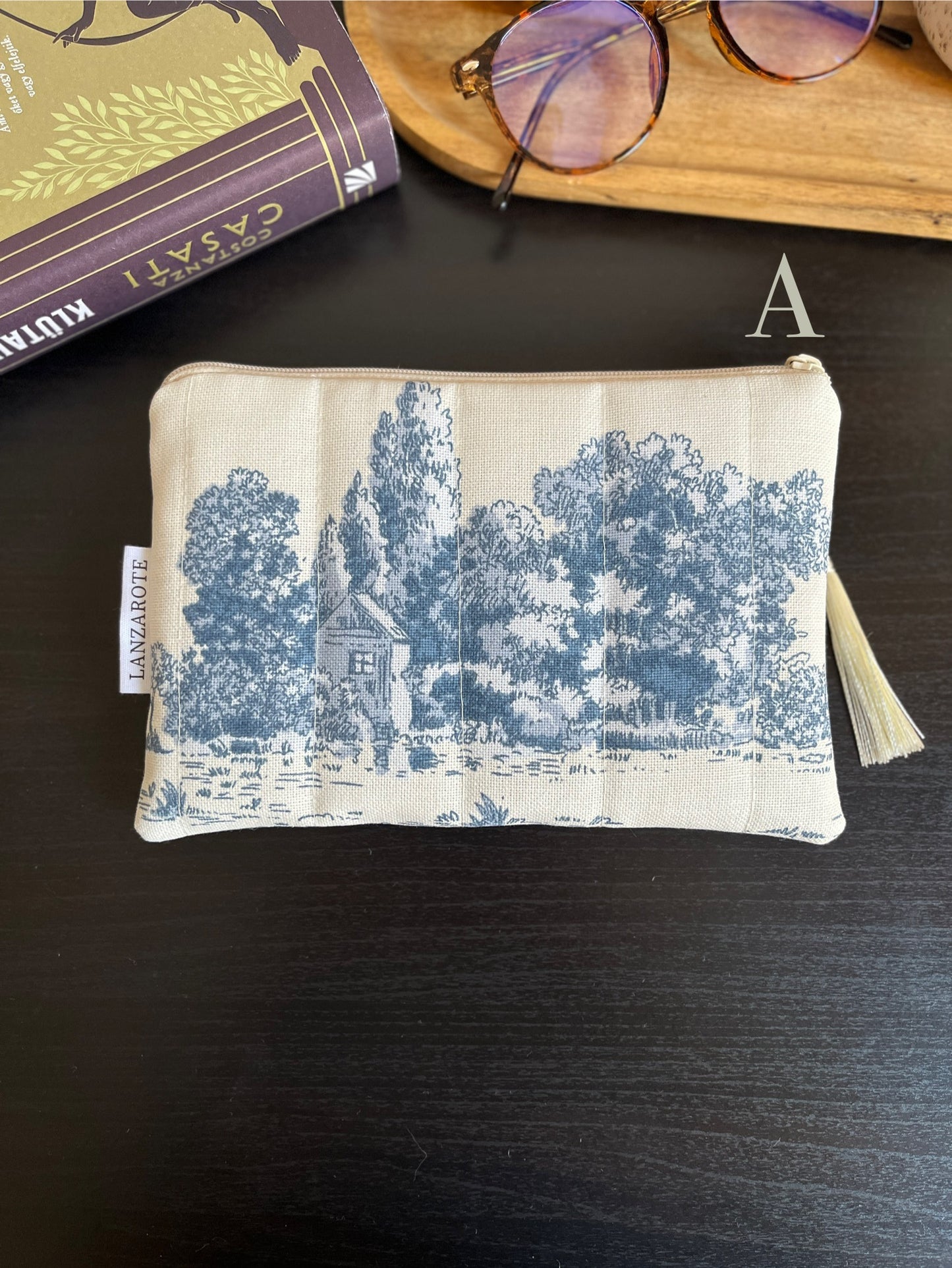 Toile de Jouy Bleu neszeszer • S