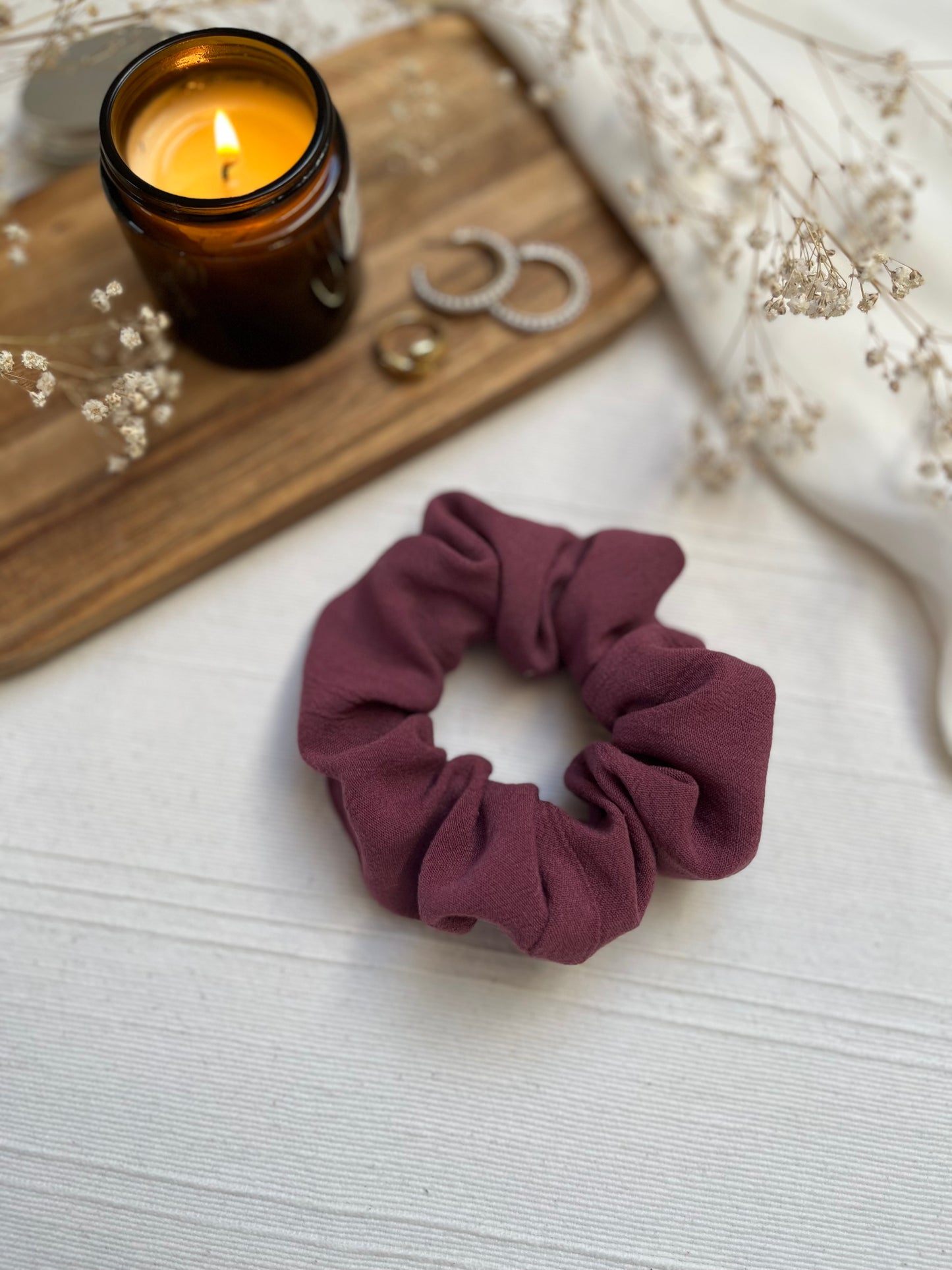 Merlot scrunchie