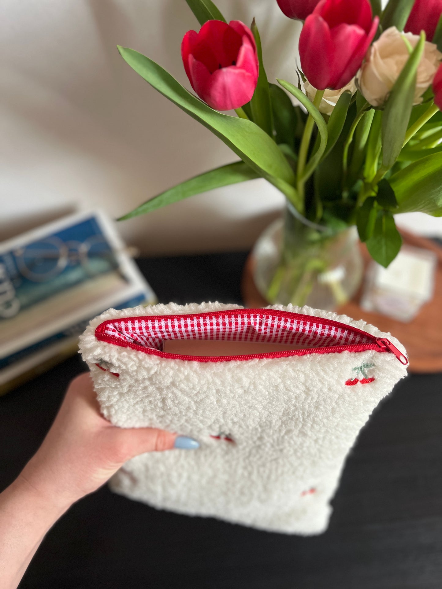 Teddy • Cherry könyvtok