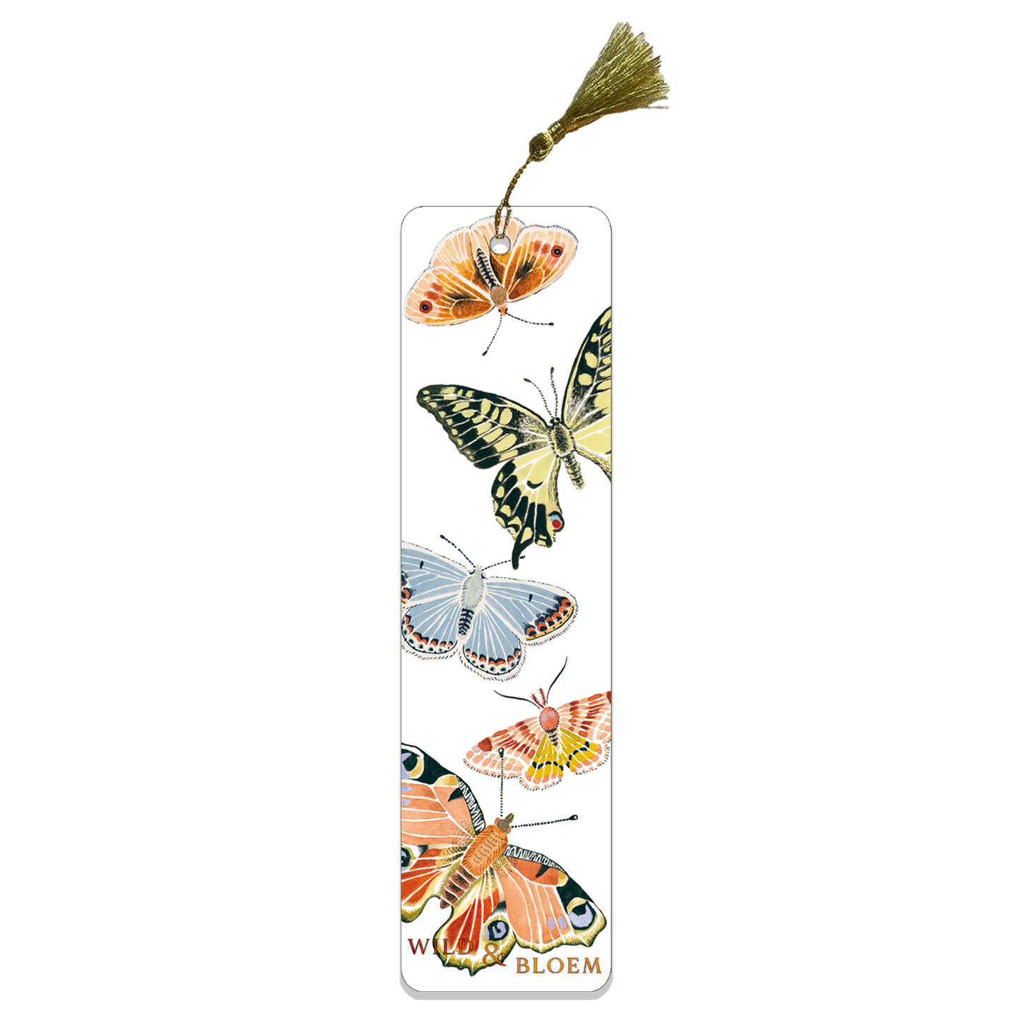 Butterflies & Moths papír könyvjelző