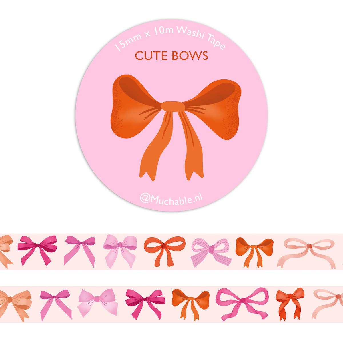 Washi Tape • Cute Girly Bows