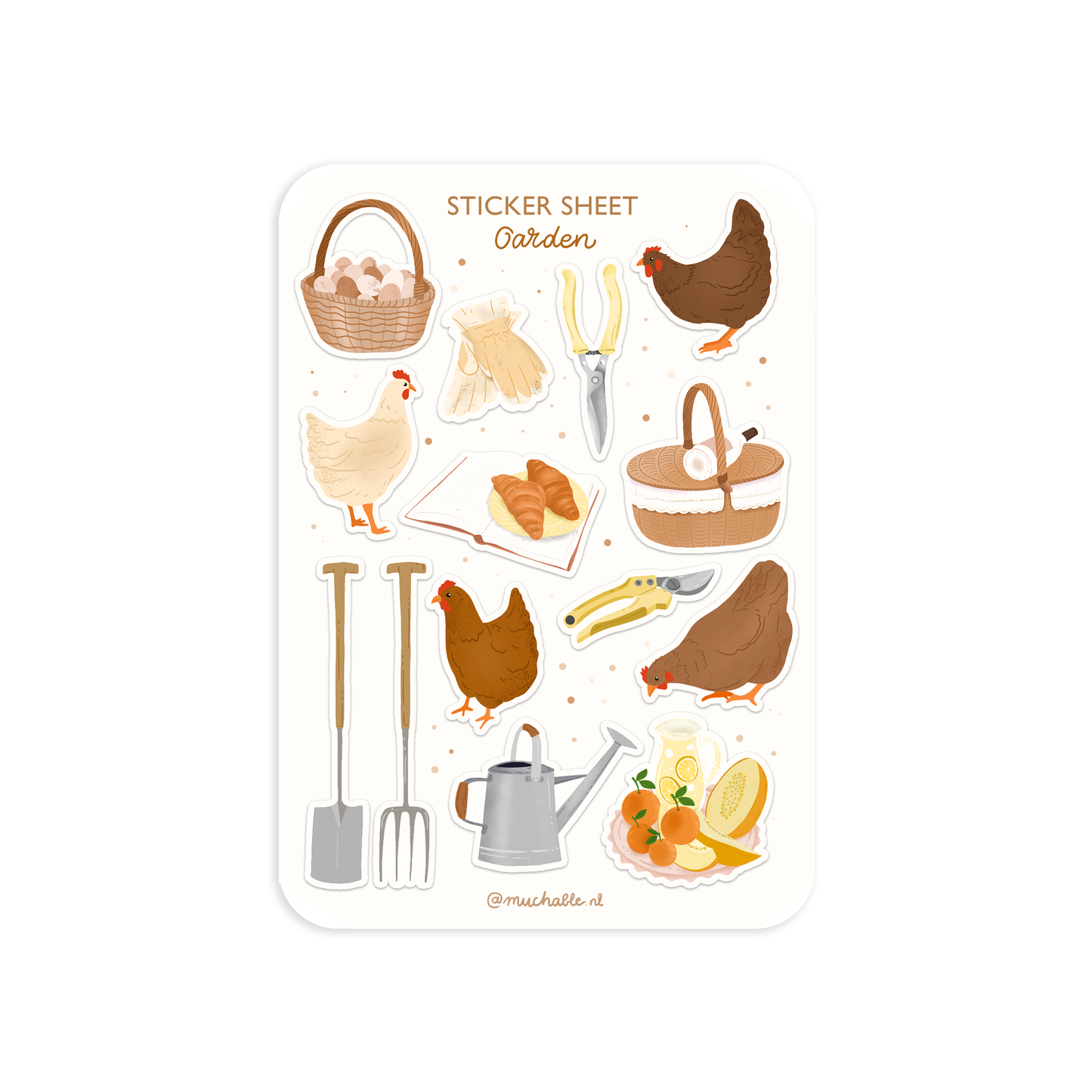 Cottagecore Garden matricaív