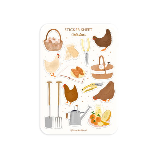 Cottagecore Garden matricaív