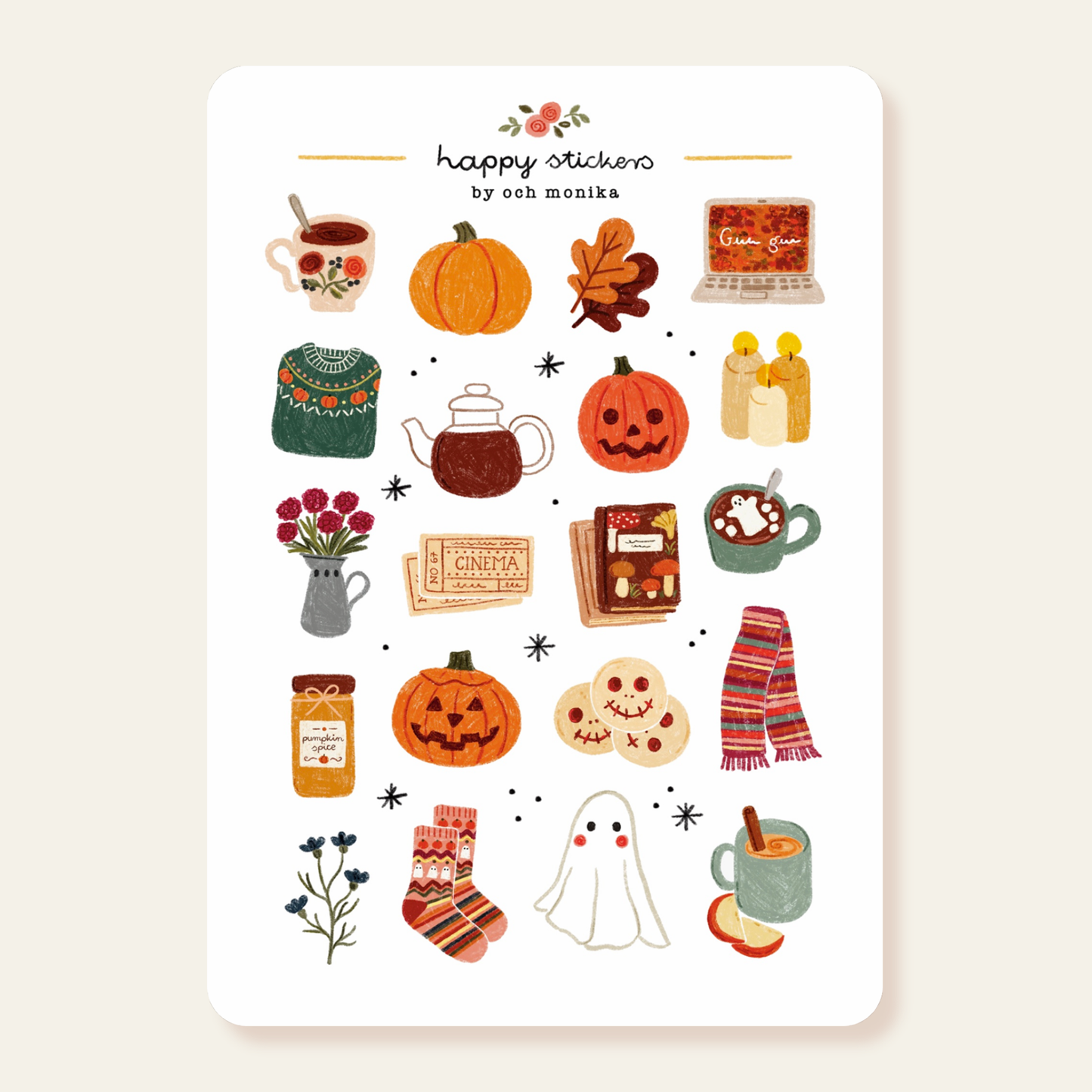 Cozy Halloween matricaív