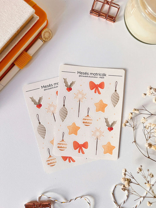 Masnis karácsonyi mesés matricaív